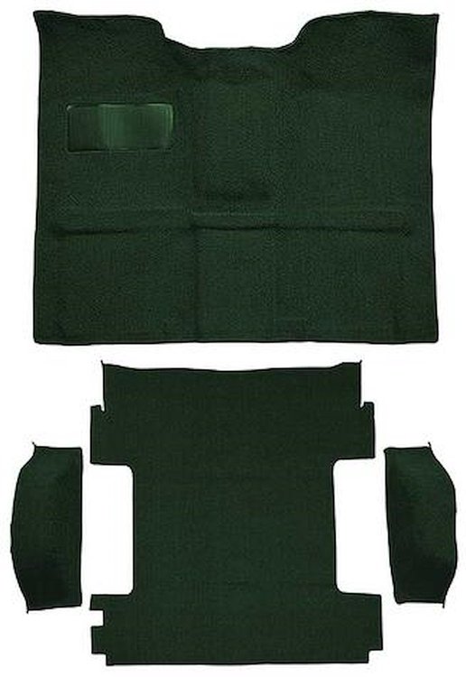 T1273013 1969-72 Blazer/Jimmy CST; 2-Door; Molded Carpet Kit; Loop; Standard Backing; Floor Shift; 4-Speed; High Hump; 4WD; Dark