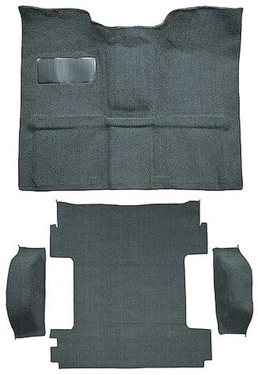 T1274806 1969-72 Blazer/Jimmy Except CST; 2-Door; Molded Carpet Kit; Loop; Standard Backing; Column Shift; Automatic or 3-Speed