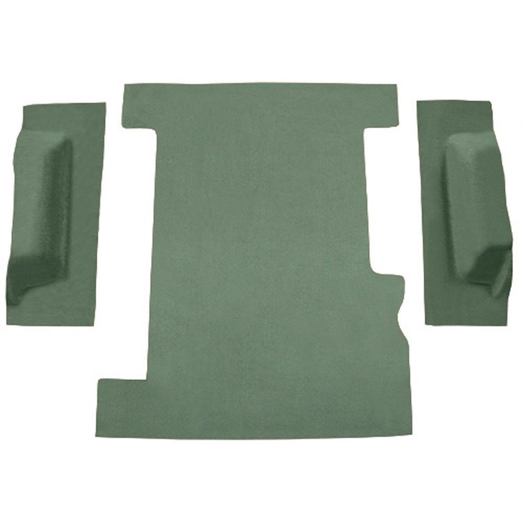 T1301848 1974-91 Chevrolet/GMC Suburban; Carpet Kit; Cargo Area; Molded; Cut Pile; Standard Backing; Willow Green