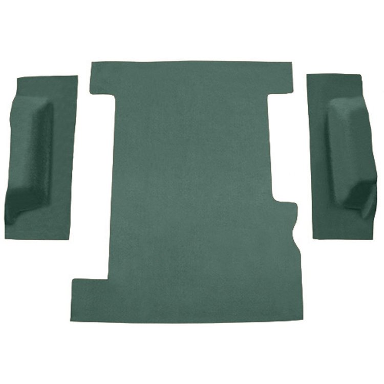 T1301850 1974-91 Chevrolet/GMC Suburban; Carpet Kit; Cargo Area; Molded; Cut Pile; Standard Backing; Light Jade Green