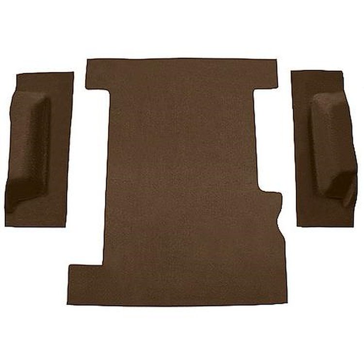 T1301918 1973-74 Chevrolet/GMC Suburban, Carpet;, Cargo Area, 3-Piece Set,Standard Backing,; Loop, Dark Saddle