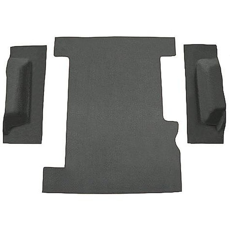 T1301935 1973-74 Chevrolet/GMC Suburban, Carpet;, Cargo Area, 3-Piece Set,Standard Backing,; Loop, Gunmetal Gray