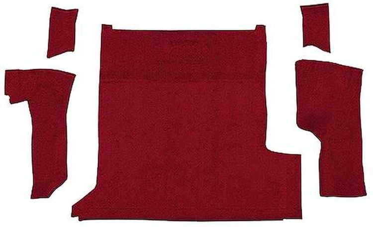 T1302021 1983-94 S10 Blazer/S15 Jimmy; 2-Door; Carpet Kit; Cargo Area; Molded; Cut Pile; Standard Backing; Oxblood