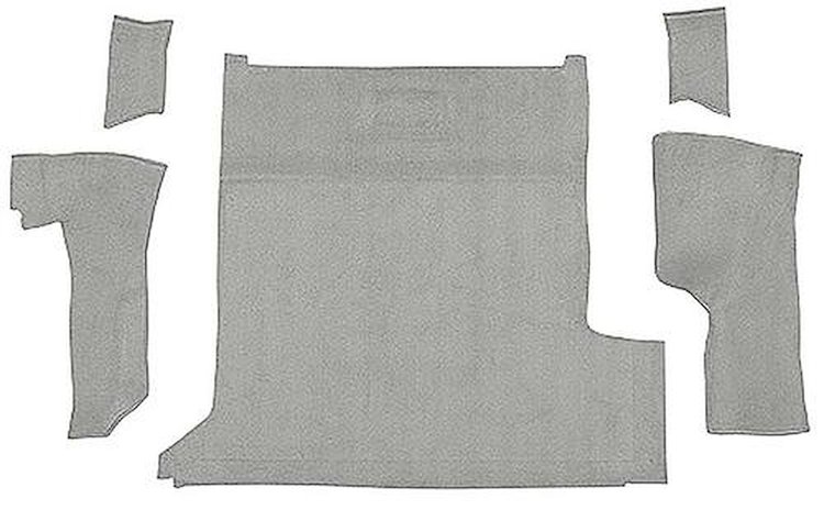 T1302023 1983-94 S10 Blazer/S15 Jimmy; 2-Door; Carpet Kit; Cargo Area; Molded; Cut Pile; Standard Backing; Silver