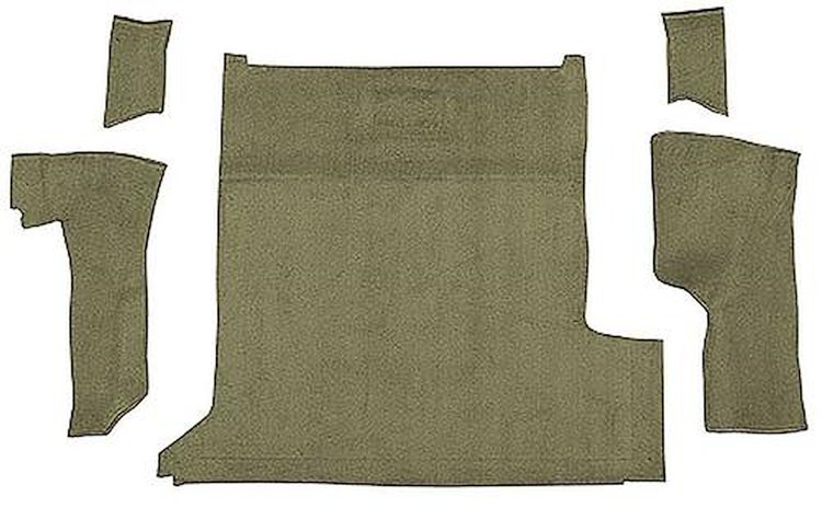 T1302028 1983-94 S10 Blazer/S15 Jimmy; 2-Door; Carpet Kit; Cargo Area; Molded; Cut Pile; Standard Backing; Medium Beige