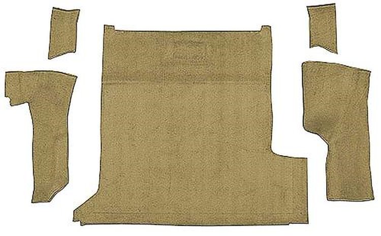 T1302059 1983-94 S10 Blazer/S15 Jimmy; 2-Door; Carpet Kit; Cargo Area; Molded; Cut Pile; Standard Backing; Cognac