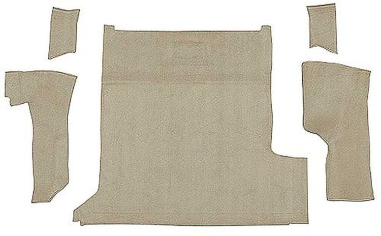 T1302068 1983-94 S10 Blazer/S15 Jimmy; 2-Door; Carpet Kit; Cargo Area; Molded; Cut Pile; Standard Backing; Silver