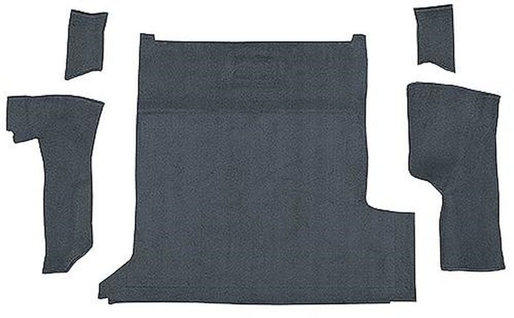 T1302076 1983-94 S10 Blazer/S15 Jimmy; 2-Door; Carpet Kit; Cargo Area; Molded; Cut Pile; Standard Backing; Blue