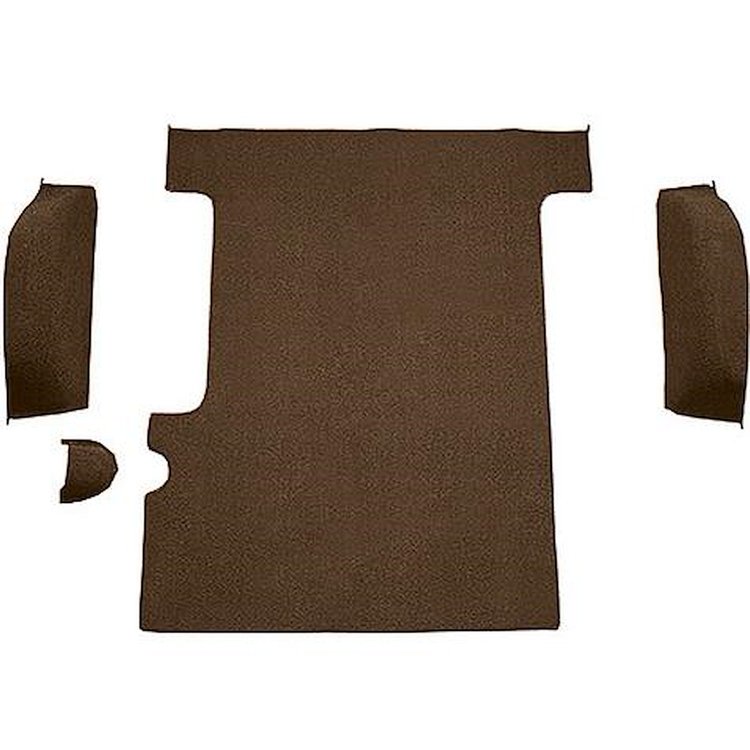 T1311318 1967-72 Chevrolet/GMC Suburban, Carpet;, Cargo Area, 4-Piece Set,Standard Backing,; Loop, Dark Saddle