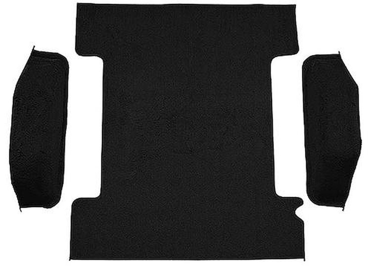 T1311401 1974-77 K5 Blazer/Jimmy; Carpet Kit; Cargo Area; Molded; Cut Pile; Standard Backing; Black
