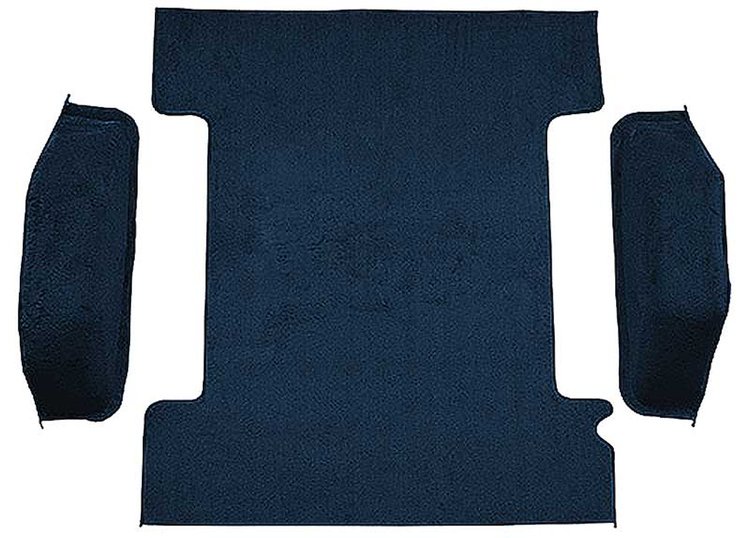 T1311412 1974-77 K5 Blazer/Jimmy; Carpet Kit; Cargo Area; Molded; Cut Pile; Standard Backing; Dark Blue