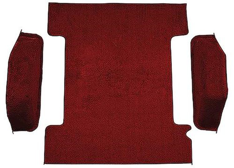 T1311421 1974-77 K5 Blazer/Jimmy; Carpet Kit; Cargo Area; Molded; Cut Pile; Standard Backing; Oxblood