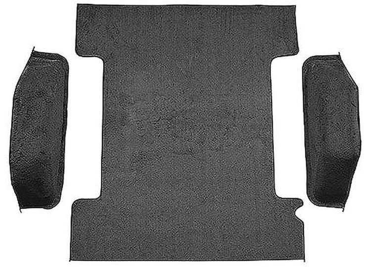T1311447 1974-77 K5 Blazer/Jimmy; Carpet Kit; Cargo Area; Molded; Cut Pile; Standard Backing; Dark Gray