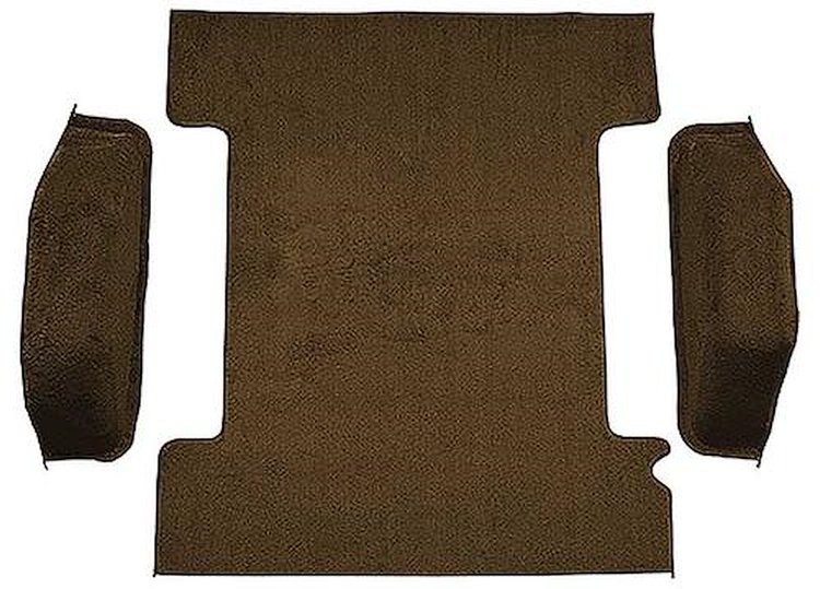 T1311518 1973-74 Blazer/Jimmy, Carpet;, Cargo Area, 3-Piece Set, Molded Wheel Well Covers, Standard Backing,; Loop, Gunmetal Gra