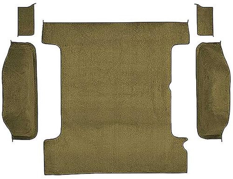 T1311618 1978-91 K5 Blazer/Jimmy; Carpet Set; Cargo Area; Molded; Cut Pile; Standard Backing; Saddle