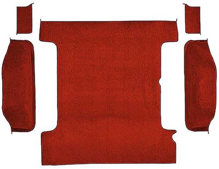 T1311658 1978-91 K5 Blazer/Jimmy; Carpet Set; Cargo Area; Molded; Cut Pile; Standard Backing; Maple / Canyon