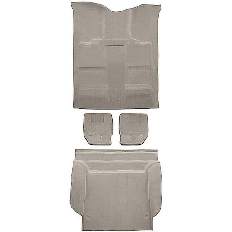 T1313127 2007-10 Tahoe/Yukon; 4-Door w/ 2nd Row Bucket Seat; Carpet Kit; Complete; w/ Mount Cover; Molded; Standard Backing; Cut