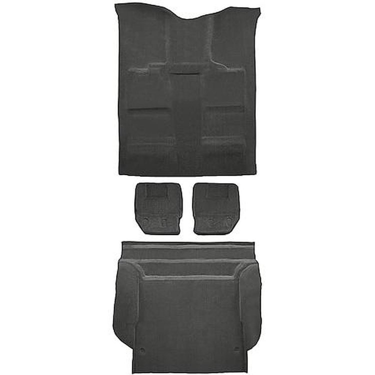 T1313196 2007-10 Tahoe/Yukon; 4-Door w/ 2nd Row Bucket Seat; Carpet Kit; Complete; w/ Mount Cover; Molded; Standard Backing; Cut