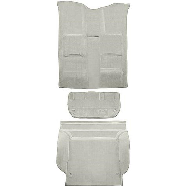 T1385492 2007-10 Tahoe/Yukon; 4-Door w/ 2nd Row 60/40 Bench Seat; Carpet Kit; Complete; w/ Mount Cover; Molded; Standard Backing