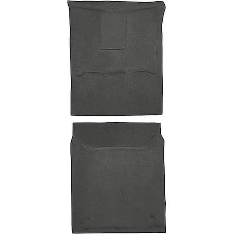 T1386296 2007-14 Suburban/Yukon XL; Carpet Kit; Passenger and Cargo Area; w/o Heel Pad; Molded; Cut Pile; Standard Backing; Ebon