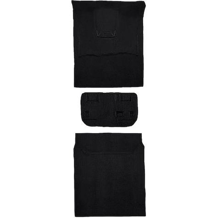 T1393101 2007-09 Suburban/Yukon XL; 4-Door w/ 2nd Row 60/40 Seat; Carpet Kit Mount Cover; Complete; w/o Heel Pad; Molded; Standa