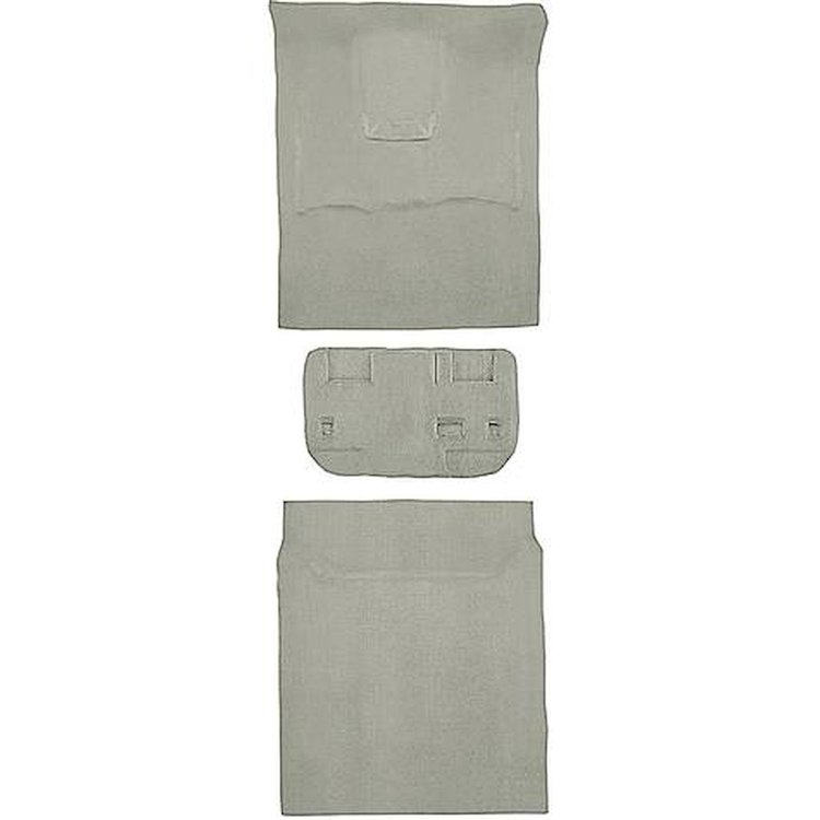 T1393192 2007-09 Suburban/Yukon XL; 4-Door w/ 2nd Row 60/40 Seat; Carpet Kit Mount Cover; Complete; w/o Heel Pad; Molded; Standa