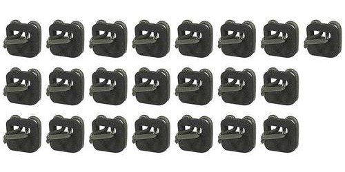 T1472 1962-66 Chevrolet Truck; Lower Bed Molding Clips; Short Bed; OE-Style; 22-Pieces