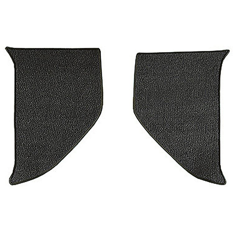 T1531857 1960-63 Chevrolet/GMC Truck; Carpet Kick Panel Inserts; w/o Cardboard Backing; Loop; Charcoal