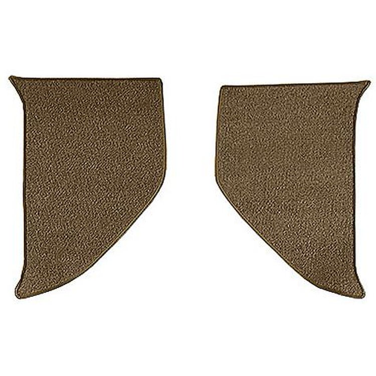 T1531917 1960-63 Chevrolet/GMC Truck; Carpet Kick Panel Inserts; w/ Cardboard Backing; Loop; Medium Saddle