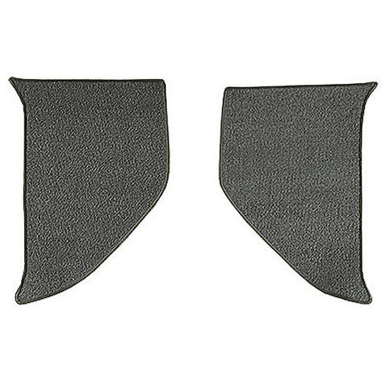 T1531935 1960-63 Chevrolet/GMC Truck; Carpet Kick Panel Inserts; w/ Cardboard Backing; Loop; Gunmetal Gray