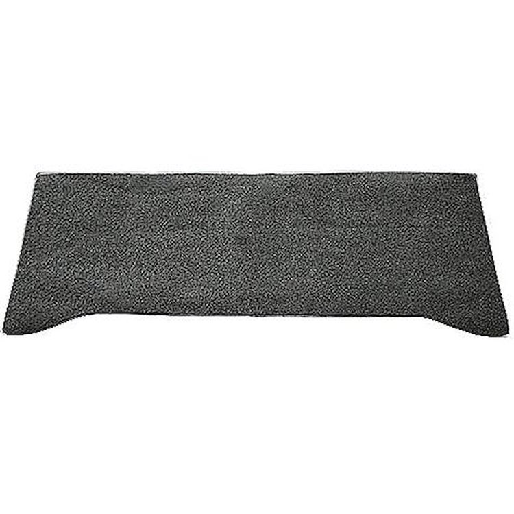 T1532035 1960-66 Chevrolet/GMC Truck; Rear Cab Wall Carpet; Loop; Gunmetal Gray