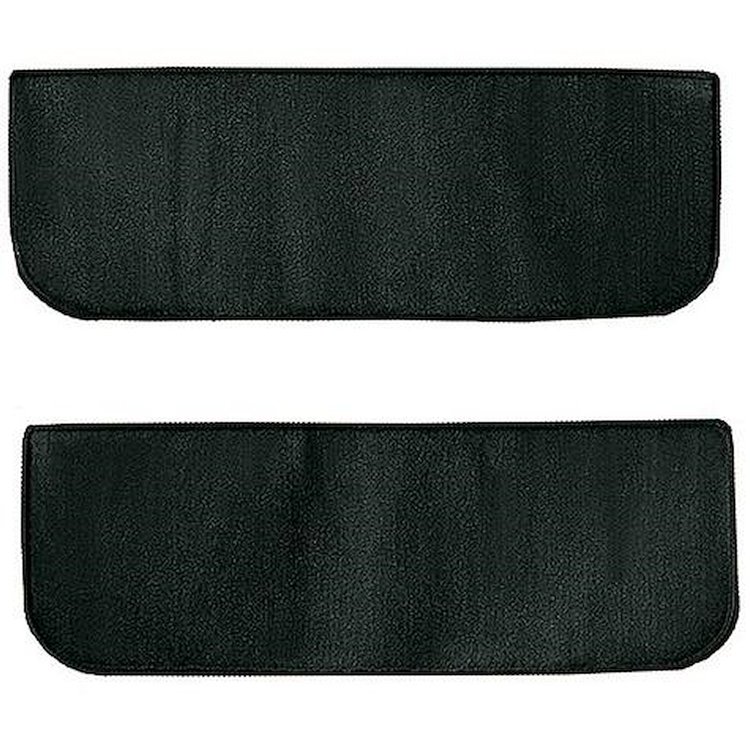 T1532185 1960-66 Chevrolet/GMC Truck; Carpet Door Panel Inserts; w/o Cardboard Backing; 2-Piece; Loop; Blue Green