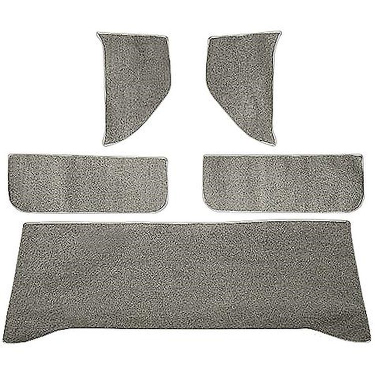 T1532244 1960-63 Chevrolet/GMC Truck; Carpet Accessory Kit; w/ Rear Cab Wall, Door & Kick Panels; Loop; Fawn Sandalwood