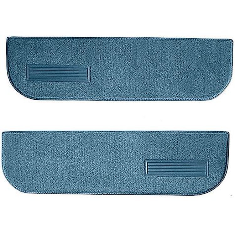 T1548603 Carpet Door Panel Inserts for 1974-87 Chevy/GMC Trucks [Blue]