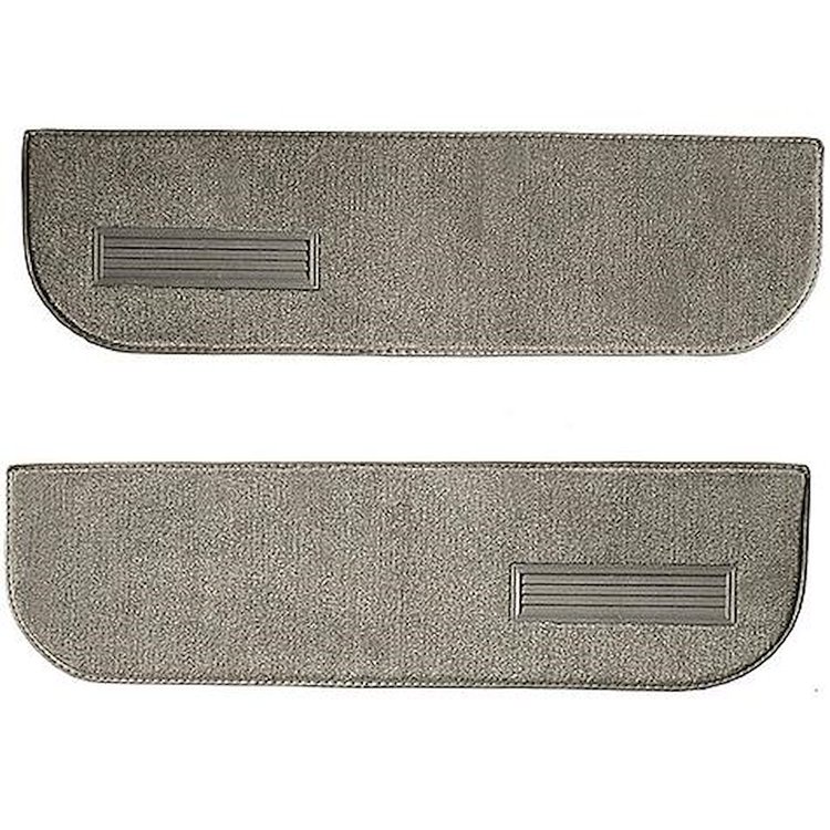T1548667 1974-87 Chevrolet/GMC Truck; Carpet Door Panel Inserts; w/ Cardboard Backing; w/ Vents; 2-Piece; Cutpile; Medium Doeski