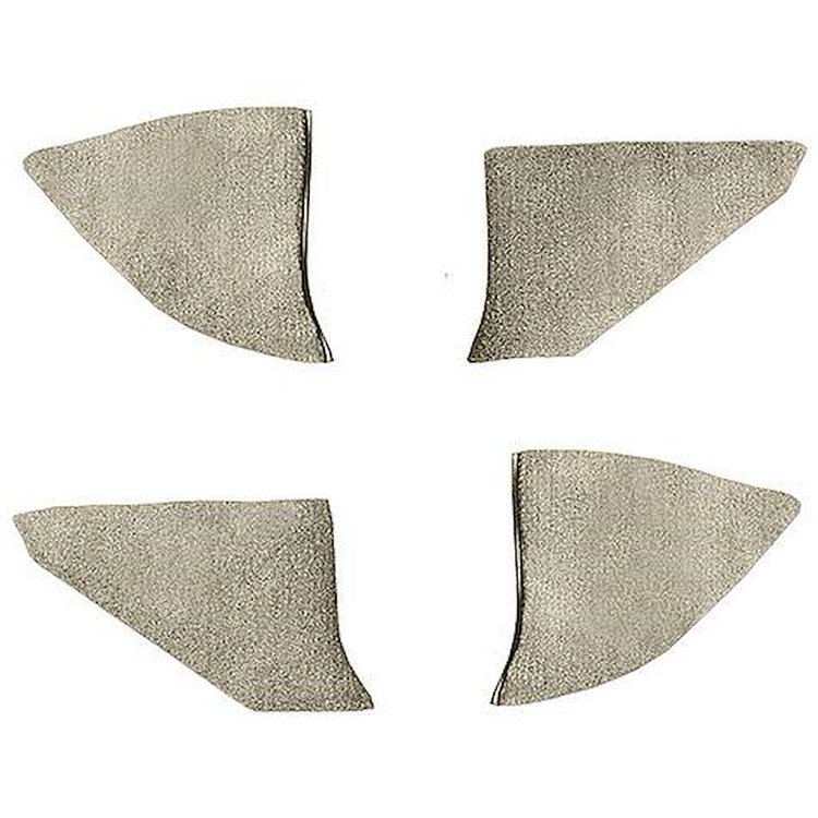 T1549152 1974-91 Chevrolet/GMC Truck; Carpet Kick Panel Inserts; w/o Cardboard Backing; Cutpile; Caramel