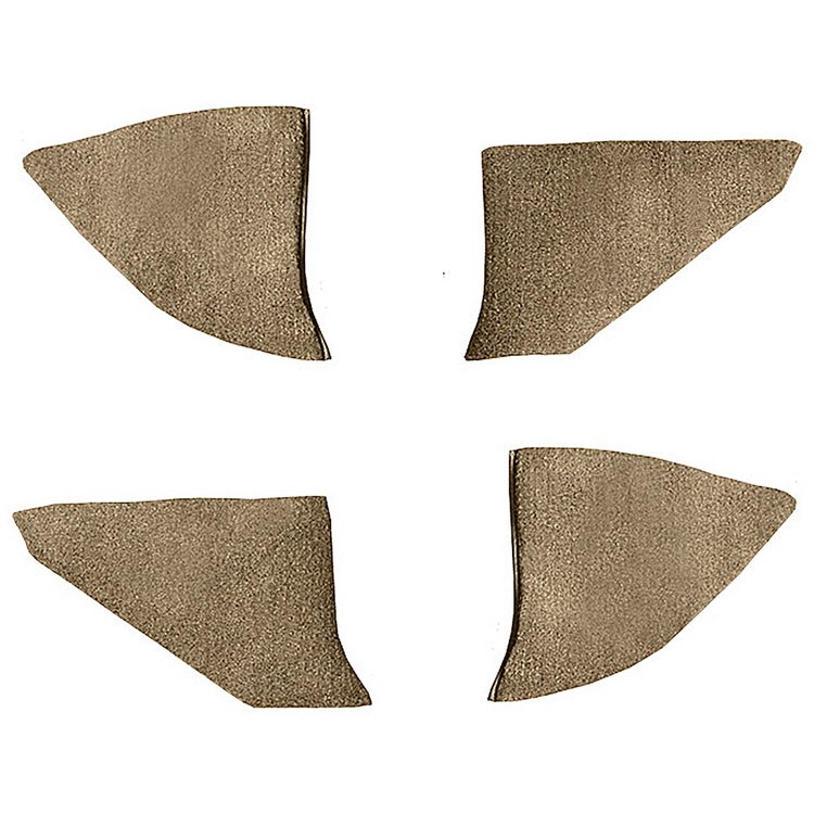 T1549159 1974-91 Chevrolet/GMC Truck; Carpet Kick Panel Inserts; w/o Cardboard Backing; Cutpile; Cognac