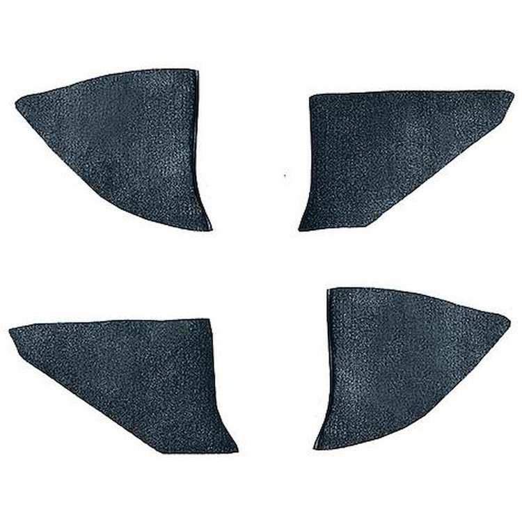 T1549165 1974-91 Chevrolet/GMC Truck; Carpet Kick Panel Inserts; w/o Cardboard Backing; Cutpile; Midnight Blue