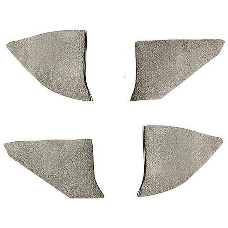 T1549167 1974-91 Chevrolet/GMC Truck; Carpet Kick Panel Inserts; w/o Cardboard Backing; Cutpile; Medium Doeskin