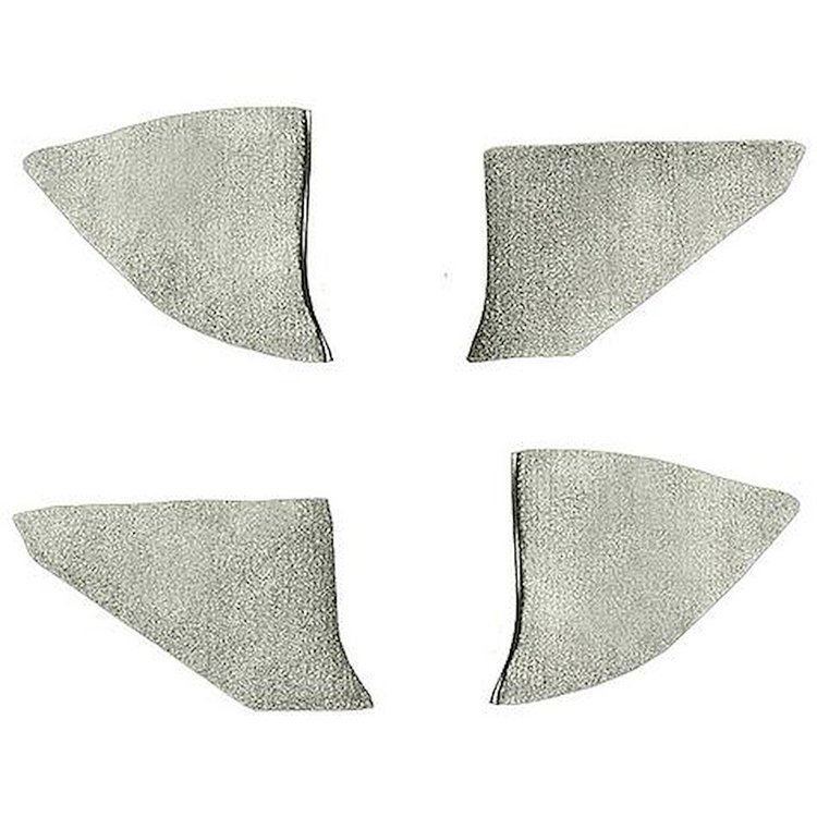 T1549192 1974-91 Chevrolet/GMC Truck; Carpet Kick Panel Inserts; w/o Cardboard Backing; Cutpile; Almond