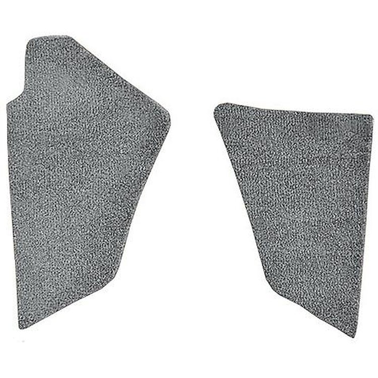 T1551625 1988-99 Chevrolet/GMC Truck; Carpet Kick Panel Inserts; w/o Cardboard Backing; Cutpile; Medium Gray