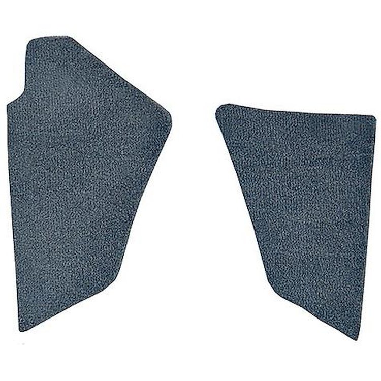 T1551663 1988-99 Chevrolet/GMC Truck; Carpet Kick Panel Inserts; w/o Cardboard; Cutpile; Crystal Blue