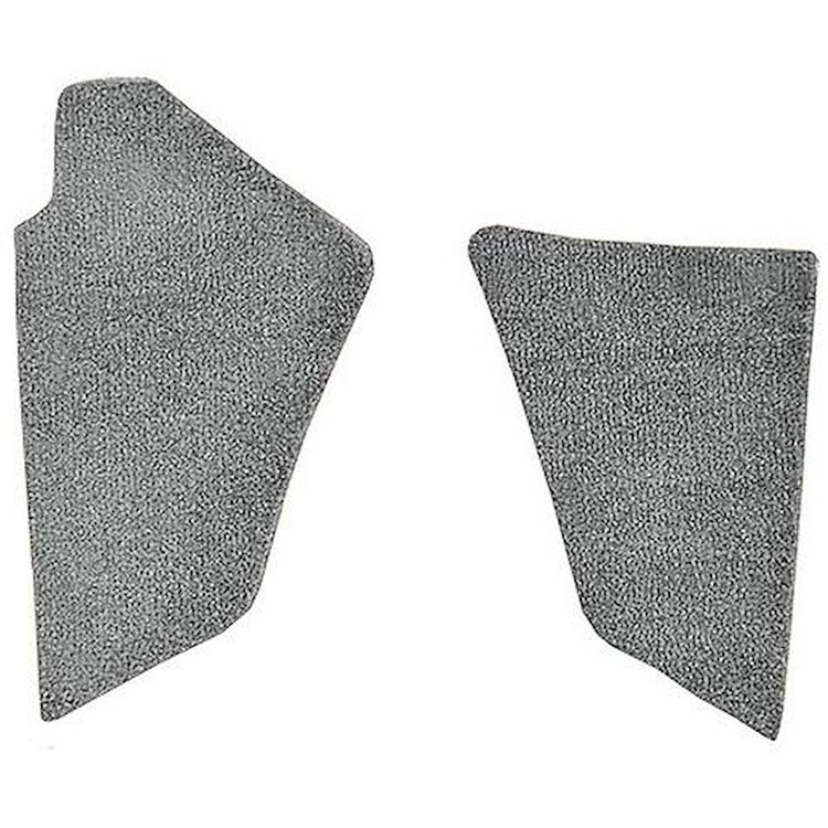 T1551683 1988-99 Chevrolet/GMC Truck; Carpet Kick Panel Inserts; w/o Cardboard Backing; Cutpile; Medium Gray / Pewter