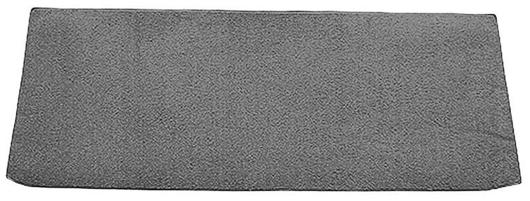 T1552235 1955-59 Chevrolet/GMC Truck; Rear Cab Wall Carpet Kit; Loop; Gunmetal Gray