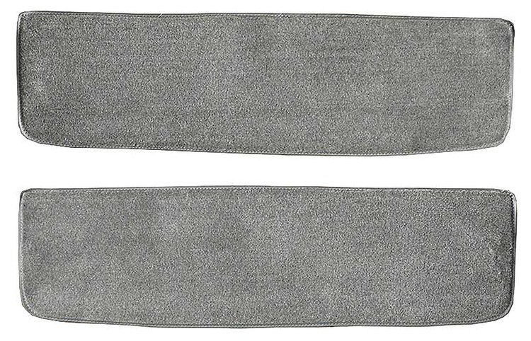 T1552335 1955-59 Chevrolet/GMC Truck; Carpet Door Panel Inserts; w/o Cardboard Backing; 2-Piece; Loop; Gunmetal Gray