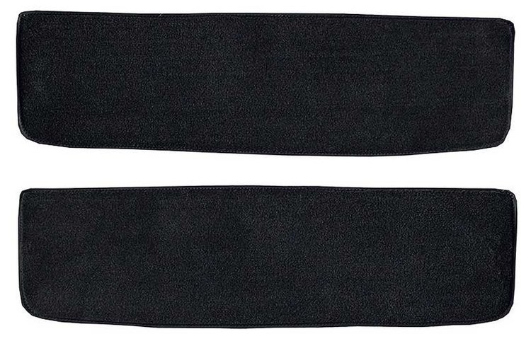 T1552366 1955-59 Chevrolet/GMC Truck; Carpet Door Panel Inserts; w/o Cardboard Backing; 2-Piece; Loop; Midnight Blue