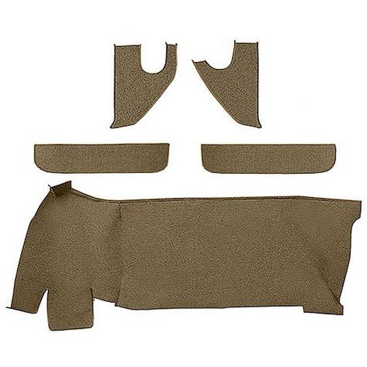 T1558005 1967-72 Chevrolet/GMC Truck; Carpet Accessory Kit; w/ Gas Tank, Door & Kick Panels; Loop; Gold