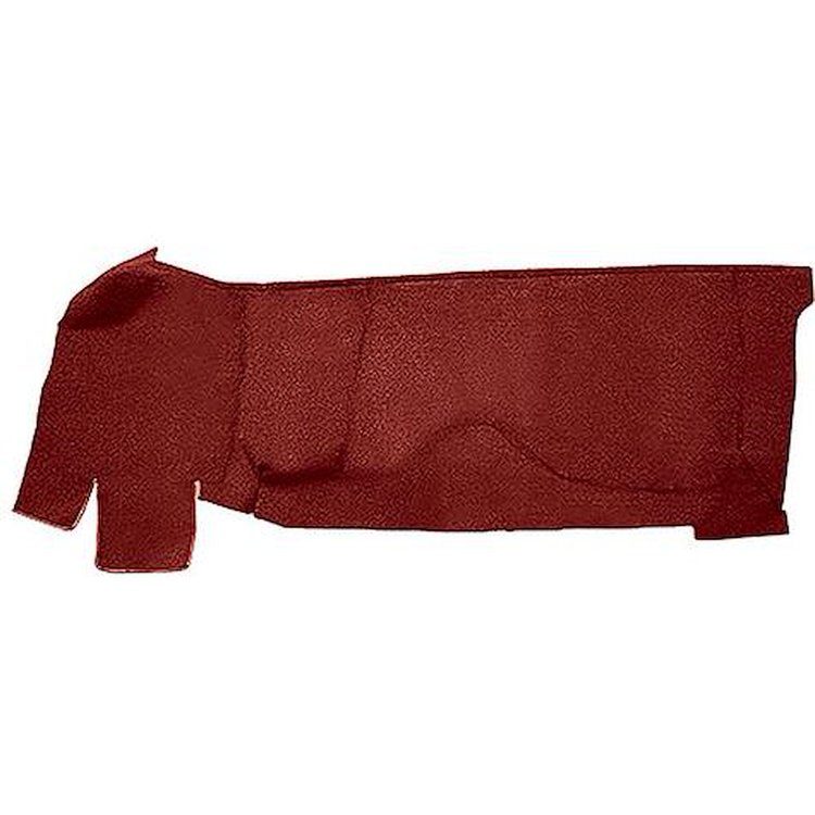 T1558102 1967-72 Chevrolet/GMC Truck; Gas Tank Cover; Cut and Sewn; Raylon Loop Material; Red