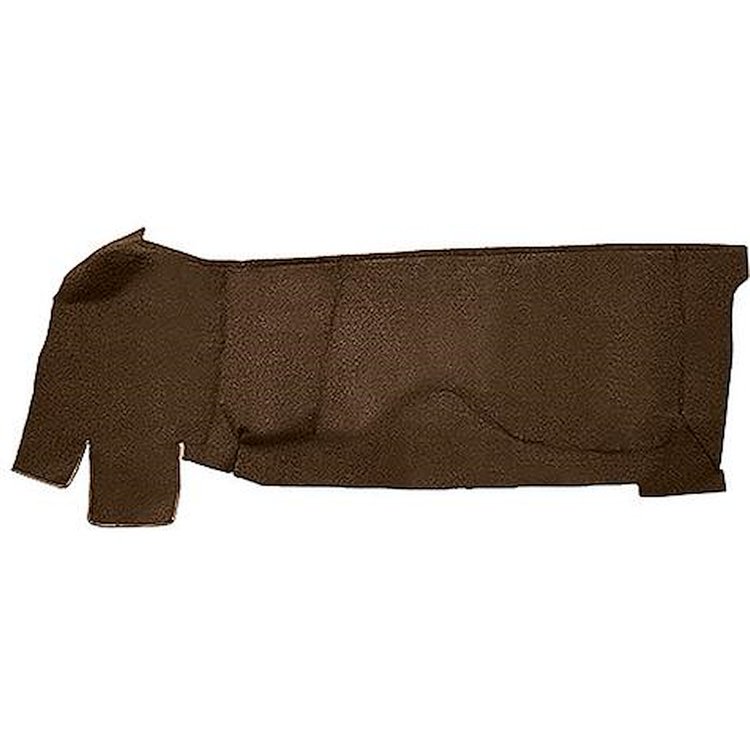 T1558118 1967-72 Chevrolet/GMC Truck; Gas Tank Cover; Cut and Sewn; Raylon Loop Material; Dark Saddle