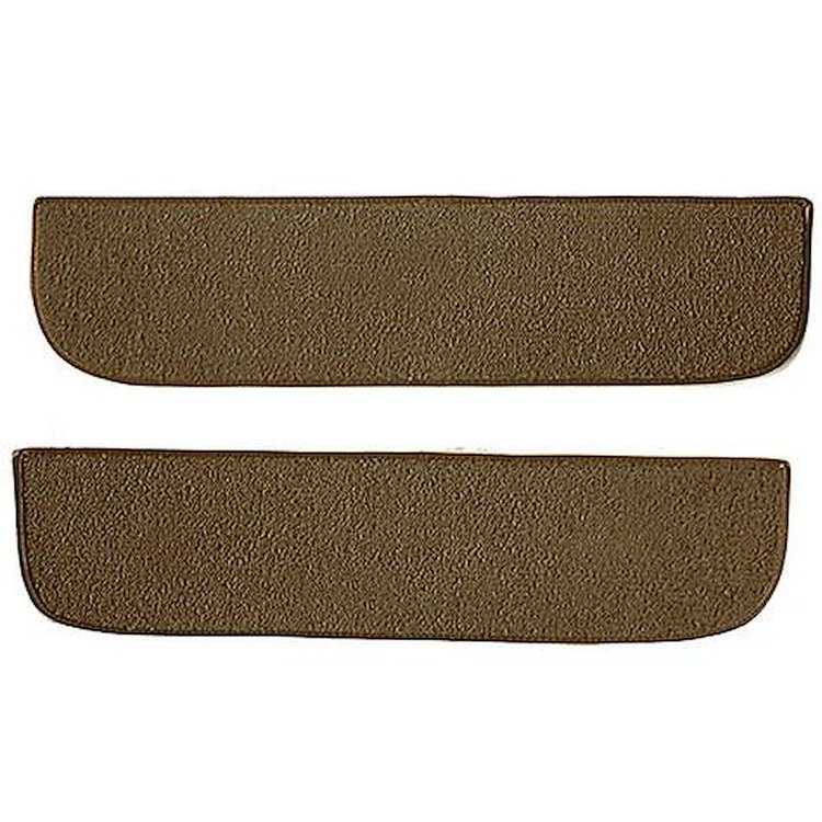 T1558705 1967-72 Chevrolet/GMC Truck; Carpet Door Panel Inserts; w/ Cardboard Backing; 2-Piece; Loop; Gold